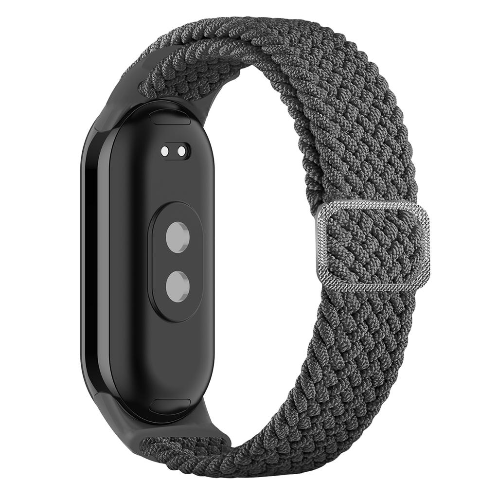 For Xiaomi Smart Band 9 NFC/9/8 NFC/8 Stretchy Nylon Watch Band Adjustable Braided Sport Strap