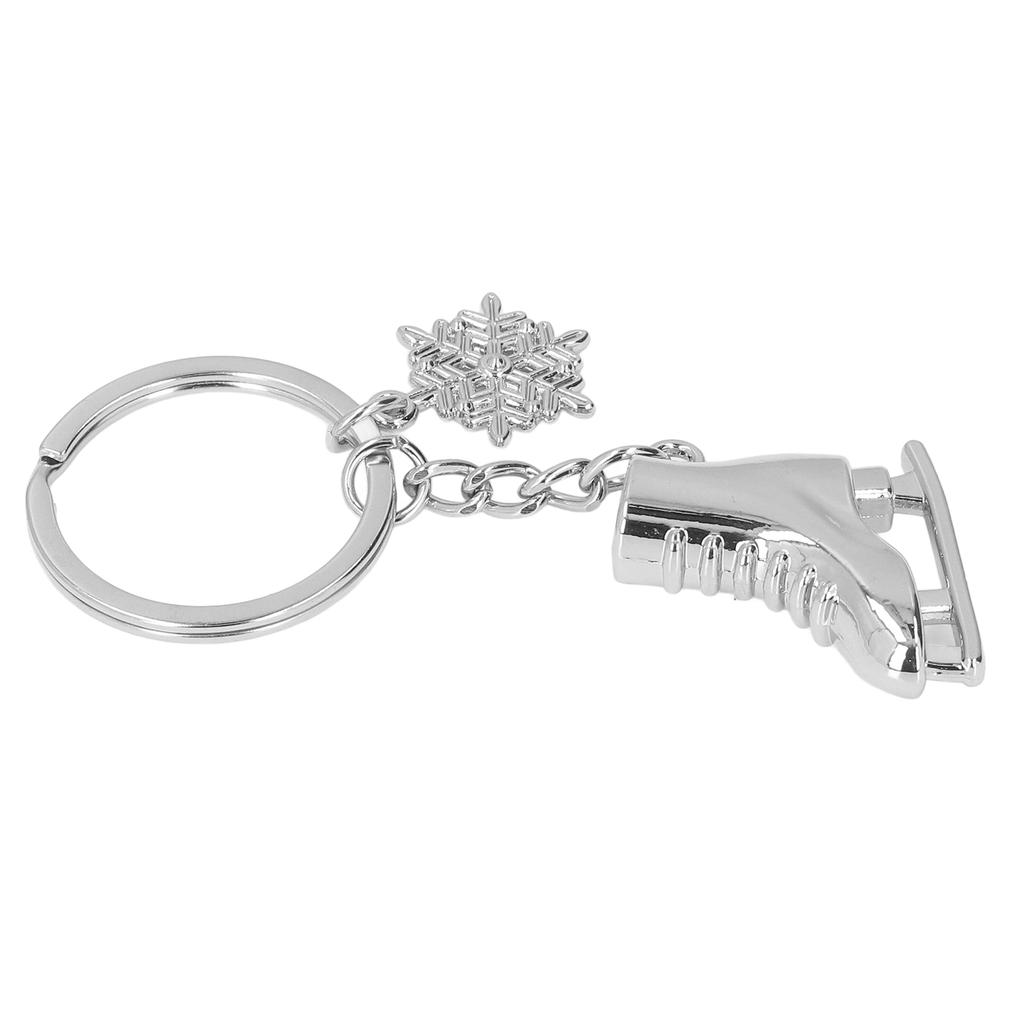 Metal Keychains Cute Shaped Fashionable Skiing Style Key Rings for Competition Souvenirs