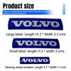 Для Volvo XC60 S60L S60 S40 C30 XC90 S80L Эмблема на решетку радиатора Шильдик Наклейка на крышку багажника Наклейка на руль Аксессуары