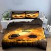 Fiery soccer ball design. Bedding sets Duvet cover sets Duvet covers Pillowcases(1 * Duvet Cover 2 * Pillowcases, without duvet insert)