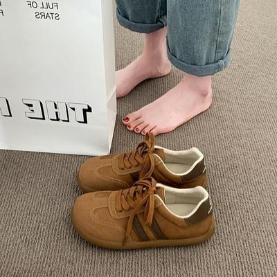 Женские новые повседневные спортивные туфли на платформе, осенние маленькие белые туфли