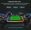 Wireless Game Controller Dynamic RGB Lighting Wireless 2.4GHz Six-Anis Gyro Touch Buttons for PS5/PS4/PS3/Switch Game Player