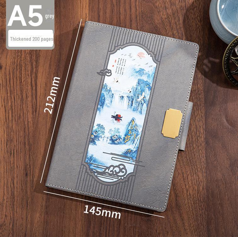 Подарочный набор из креативных деловых блокнотов 2025 года с магнитной застежкой