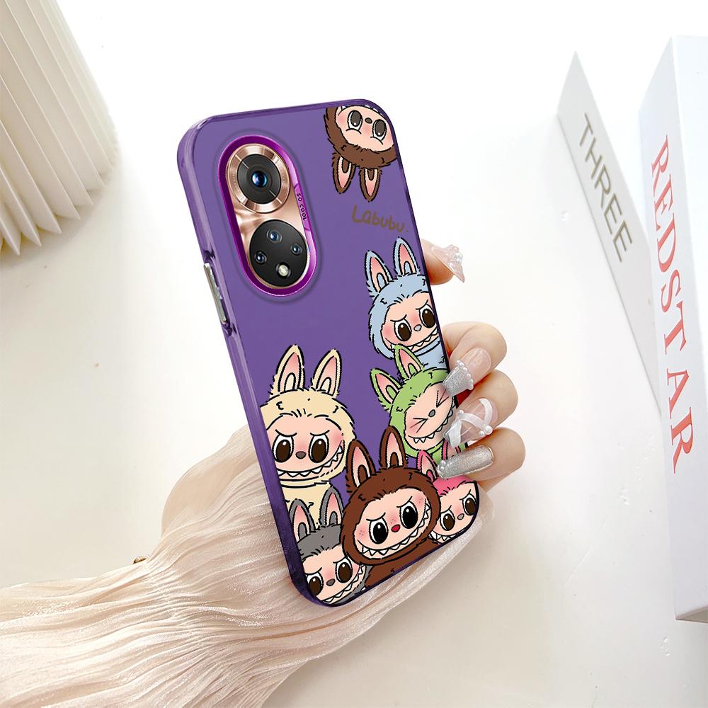 Раскрашенный узор, разноцветный, серебристый, двусторонний твердый корпус, противоударный противоударный чехол для телефона для Huawei Honor Infinix Tecno iPhone