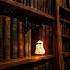Уникальный подарок для любителей книг, Лампа-призрак для чтения на книжной полке, Винтажная металлическая лампа для уголка, Жуткий светильник-закладка для книг, Теплый светодиодный светильник для полки