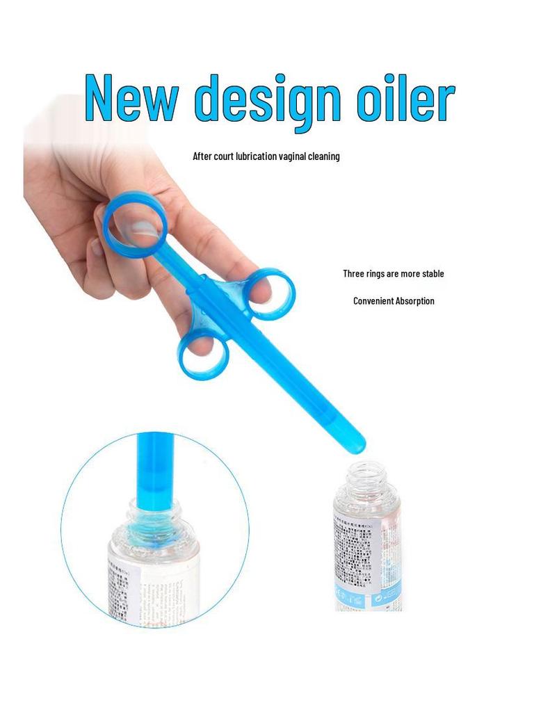 Взрослый эротический аппликатор-шприц для смазки