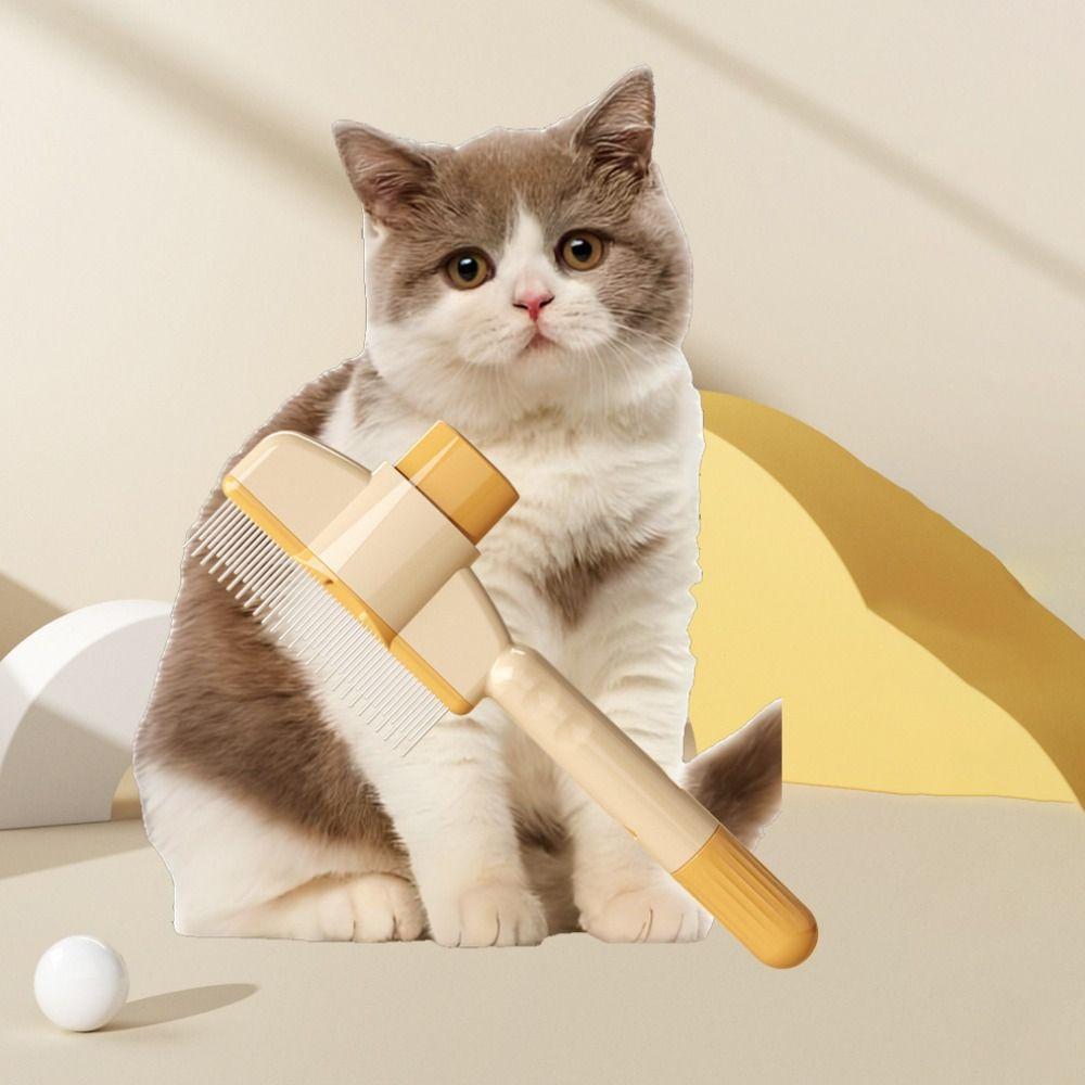 Самоочищающаяся расческа для шерсти домашних животных Плавающая расческа для шерсти для собак Товары для животных Расческа для кошек