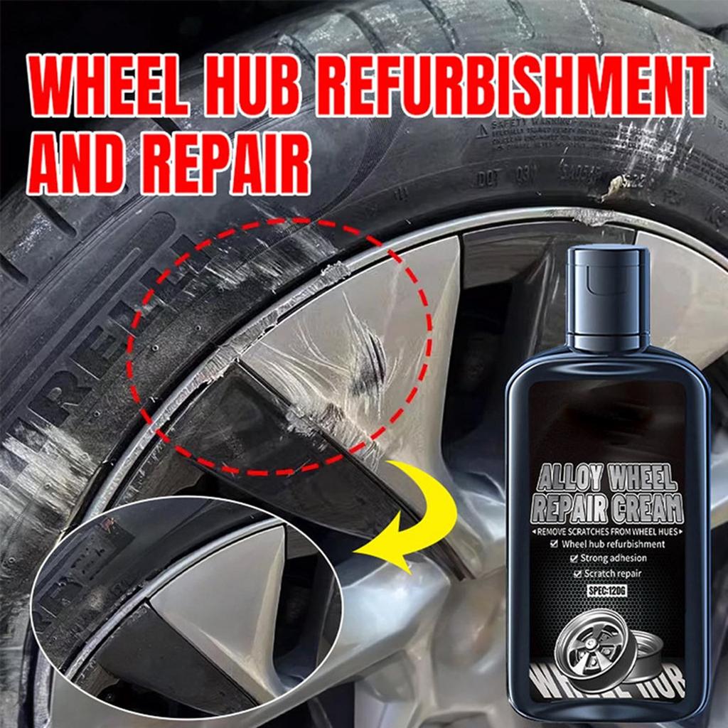 Car Beauty Decontamination Polishing Brightening Stains And Oxide Car Wheel Polishing Paste Scratch Remover