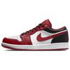 Air 1 Low Reverse Black Toe Unisex Sneakers Red White Gym-Red 553558-163