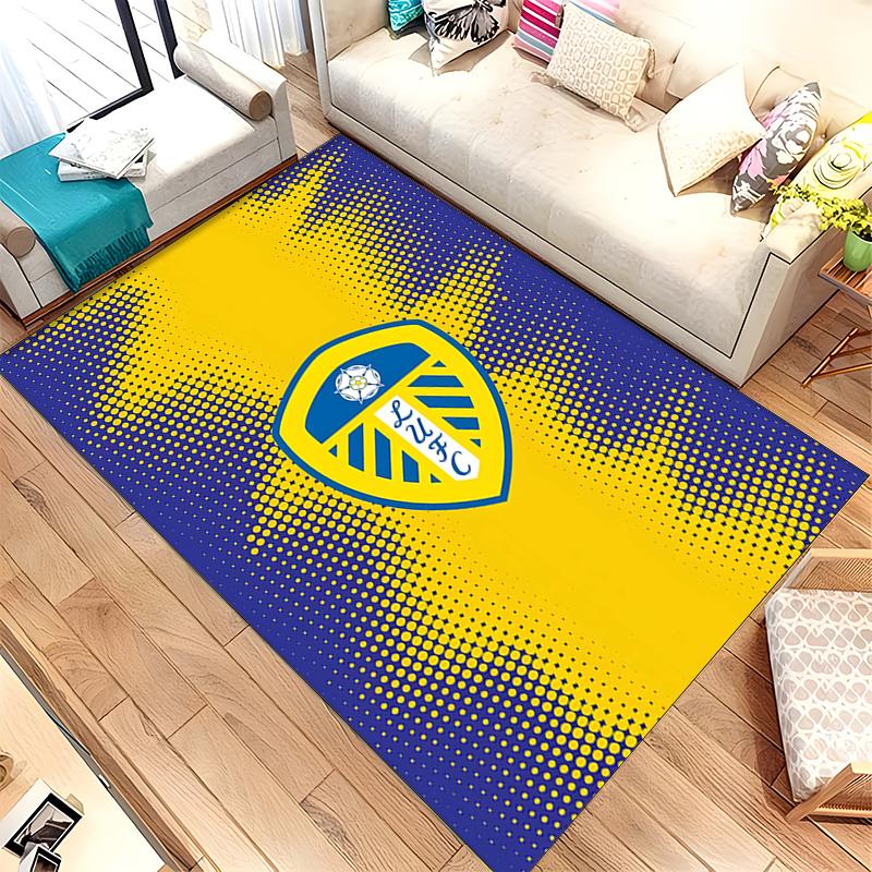 Leeds United Football Club (19) Rug Suitable For Living Rooms Bedrooms Computer Rooms Dining Areas And Placement Under Tables And Chairs Also An Ideal