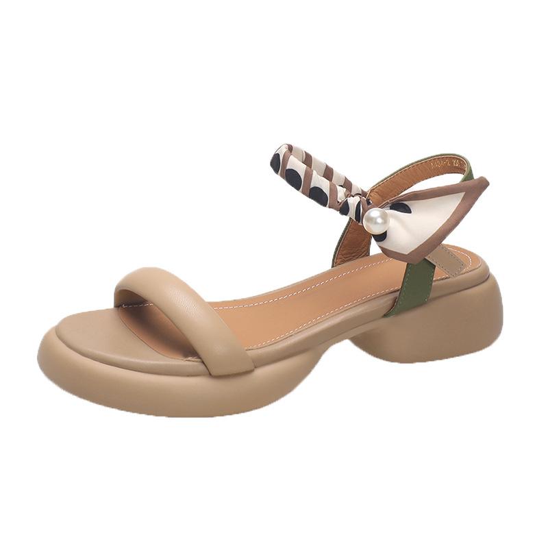 Босоножки женские летние слово на платформе сказочный стиль с юбкой темперамент универсальные босоножки модные простые женские туфли