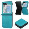 Casing For Samsung Galaxy Z Flip 6 5 4 3 Luxury Flip Wallet Case PU Leather Card Slot Stand Cover