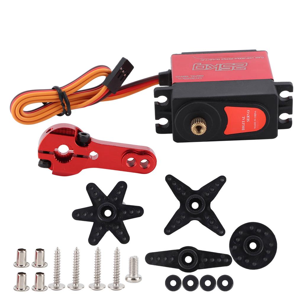 QY3225 25KG Waterproof Metal Gear Digital Servo Accessories Fit for 1:81:10 RC Car Boat