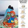 1pc Pippi Blanket Soft All Season Throw with Vibrant Design, Perfect for Home, Travel, and Gifts, Ideal for Naps and Camping