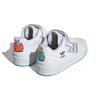 adidas Originals Forum Low J Прочные Низкие Детские Кеды для Скейта Детские Кроссовки Белые Черные Синие H01440