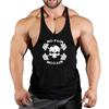 Bodybuilding Shirt Gym T-shirts Suspenders Man Men's Singlets Stringer Vests Fitness Clothing Top for Fitness Clothes Vest Tops