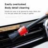 Car Detailing Brush Cleaning Tools Auto Interior Wash Brush Automotive Interior Air Outlet Cleaning Brush Car Dash Duster Brush