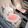 Summer Plush Car Headrest Neck Pillow Pair - Cute Cartoon Design, for All Seasons, Universal Fit for Females.