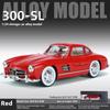 2024 New 1:24 Mercedes Benz 300SL Alloy Classic Vintage Car Model Car Model Diecast Metal Pull Back Sound Light Car For Children Gift