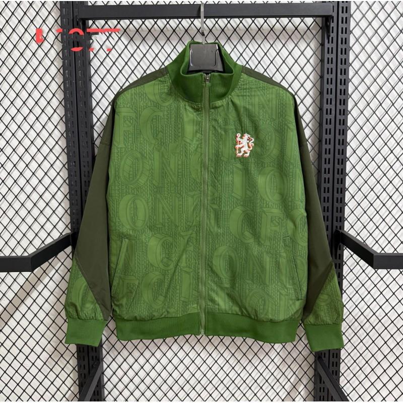 Hooded Retro Waterproof Windbreaker Rose Collaboration Training Jersey Football Shirt Unisex Size L
