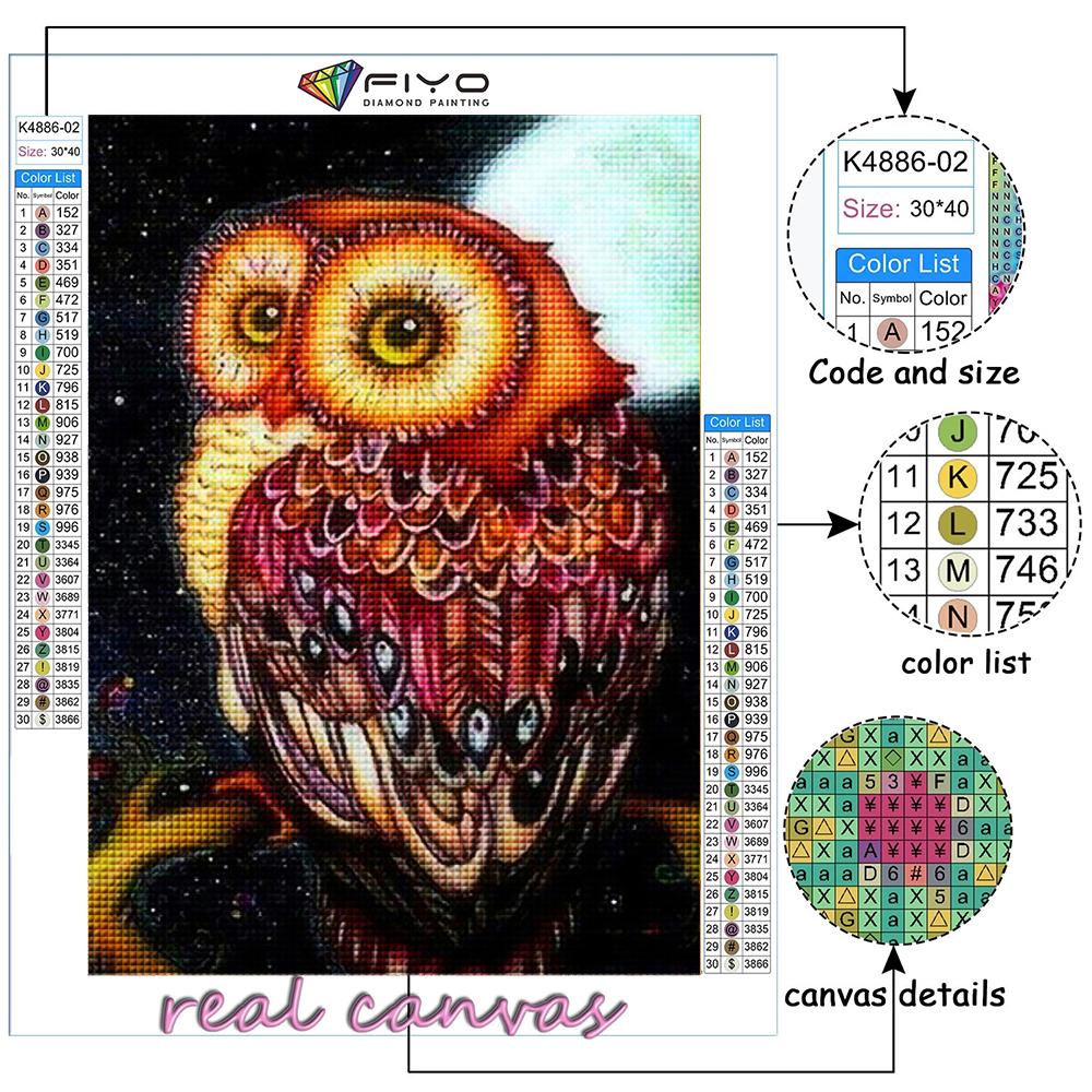 Алмазная вышивка животное Сова 5D DIY Алмазная картина вышивка крестом горный хрусталь