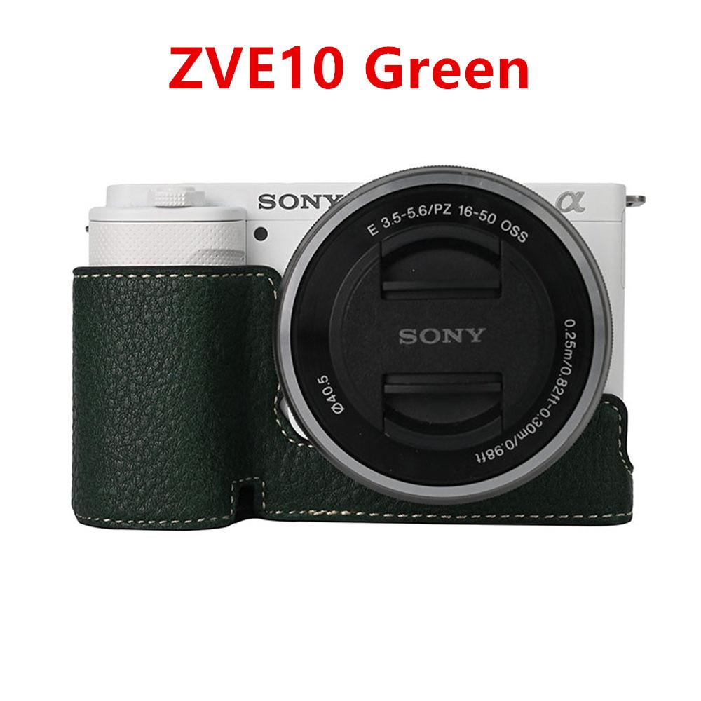Получехол для камеры для Sony A6700 A6400 A6300 A6100 A6000 ZVE10 ZVE10II ZVE10M2 A7R5 A7CII A7C2 Крышка с открывающимся дном Искусственная кожа