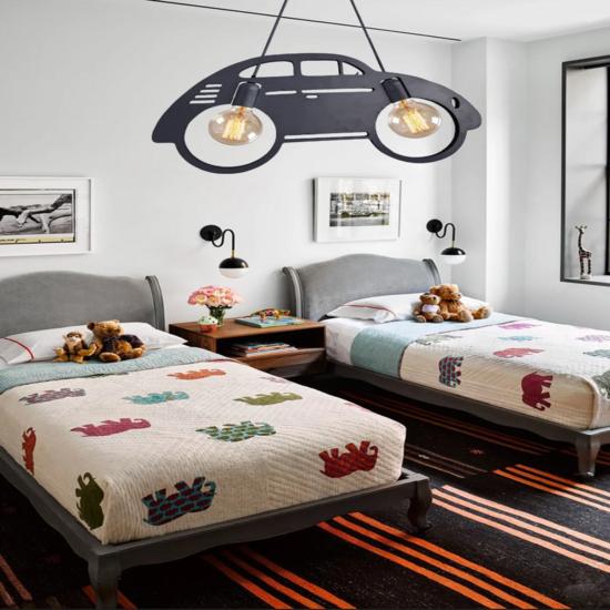 Подвесная люстра Woswos, современная роскошная декоративная ретро-лампа в деревенском стиле, люстра для детской комнаты