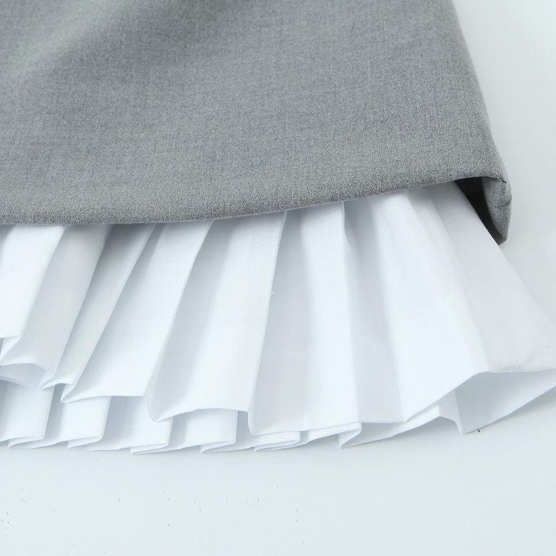 Kaslead New Arrival Women's Clothing Fashion Style Silm Poplin Patchwork Short Dress 2305554