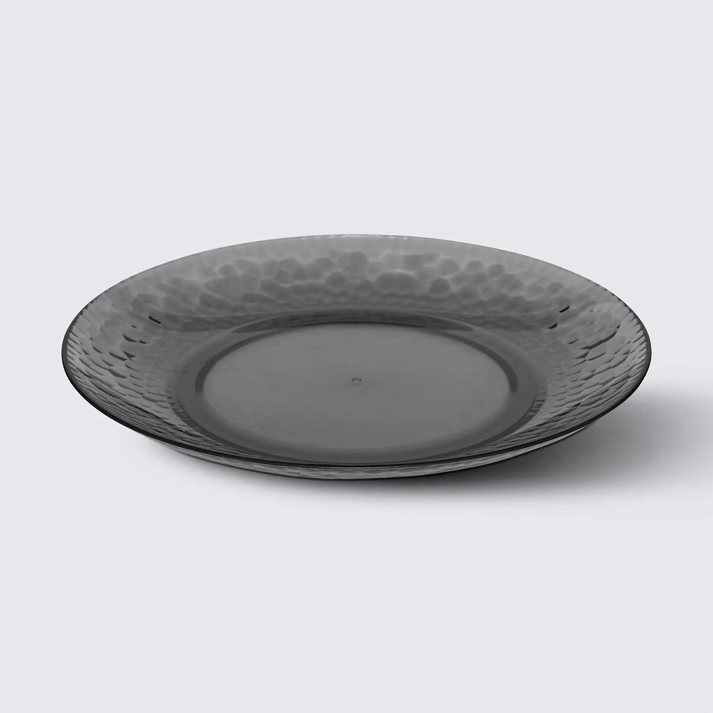 Estiva Plate 20 Cm Plastic Dark Gray Modern