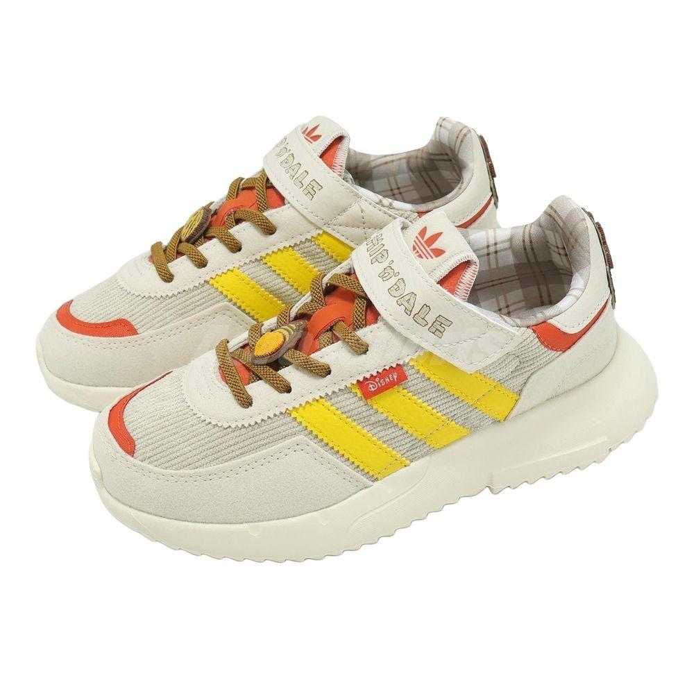 Disney x adidas Retropy F2 CF EL C Чип и Дейл - Молочно-белые Детские Кроссовки Кремовая Обувь-Белый Алюминий IH3501