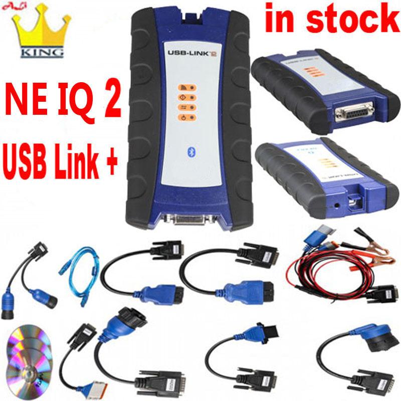 NEX IQ USB Link 2 3 Дизельный Грузовик Интерфейс 125032 диагностировать с помощью программного обеспечения Bluetooth для Сканера Тяжелых Грузовиков Диагностический Инструмент
