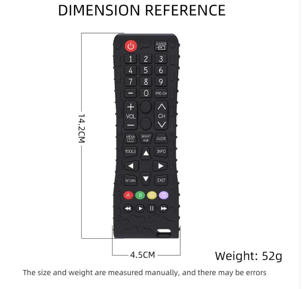 JOYOUTH Baby Silicone Remote Control Teething Toy for Early Educational Baby Chew Finger Baby Ages 3 Months and Silicone Sensory Sensory Baby Birthday