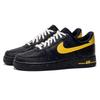 Nike Air Force 1 Golden Mist Black Warrior, Tengfei Manufacturing Skateboard Shoes Unisex Black Gold CW2288-001(Team1347-)