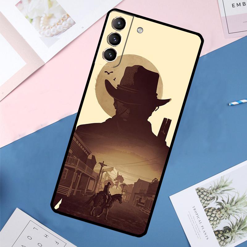 Ковбойский чехол для Samsung Galaxy S24 Ultra S20 S21 S22 S23 S25 Ultra S9 S10 Plus S25 FE Задняя крышка