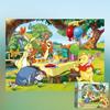 (PS) Disney Winnie the Pooh Picnic Time Large Piece Jigsaw Puzzle Character 300 Pieces, корейские популярные пазлы