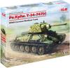 ICM 1/35 Scale World War II German Army Captured Pz.KpfW.747 T-34 (r) Medium Tank Plastic Model Kit 35370
