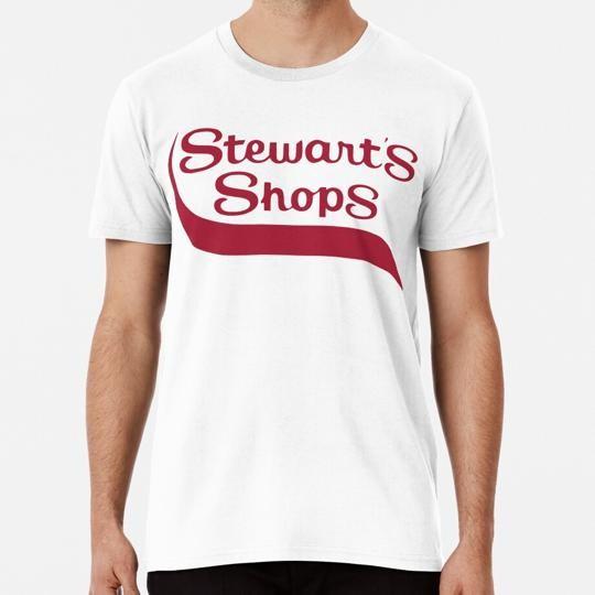 Логотип Stewarts Shops S-5XL Сделано в США Футболка
