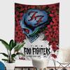 1 шт. F-Foo F-Fighters Американская Рок-группа Мультяшный Гобелен Настенное Украшение Бытовое Домашний Декор