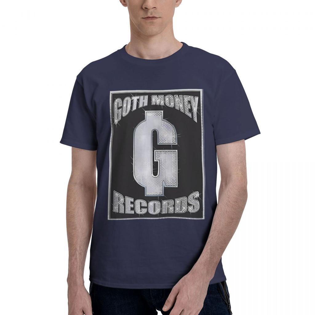 Goth Money Records Блестящая Повседневная Дышащая Удобная Футболка 100% Хлопок Высококачественная Мужская Одежда Забавные Подарки
