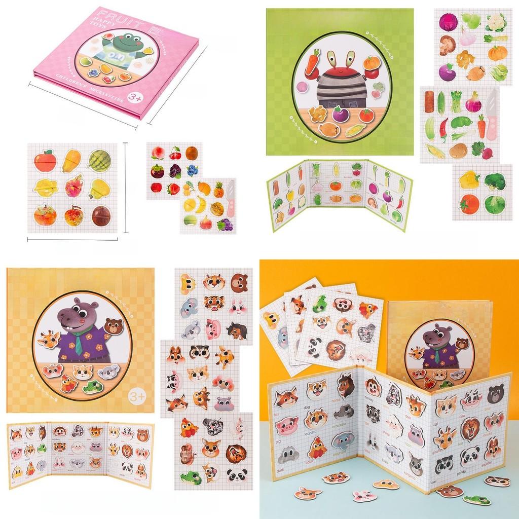 Learning Wooden Magnetic Children Pinyin Animal Identification Toy Educational