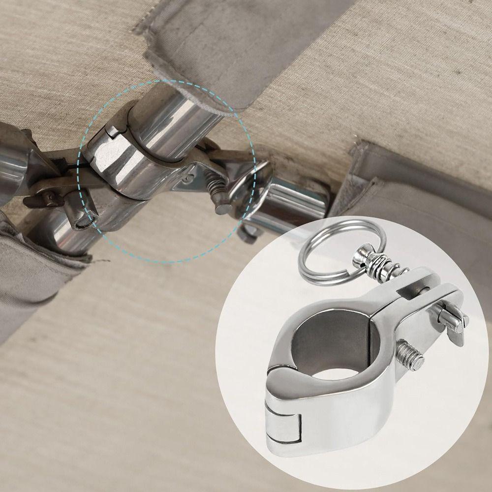 Heavy Duty Boat Top Hinged Jaw Slide Clamp Yacht Awning Accessories Practical Support