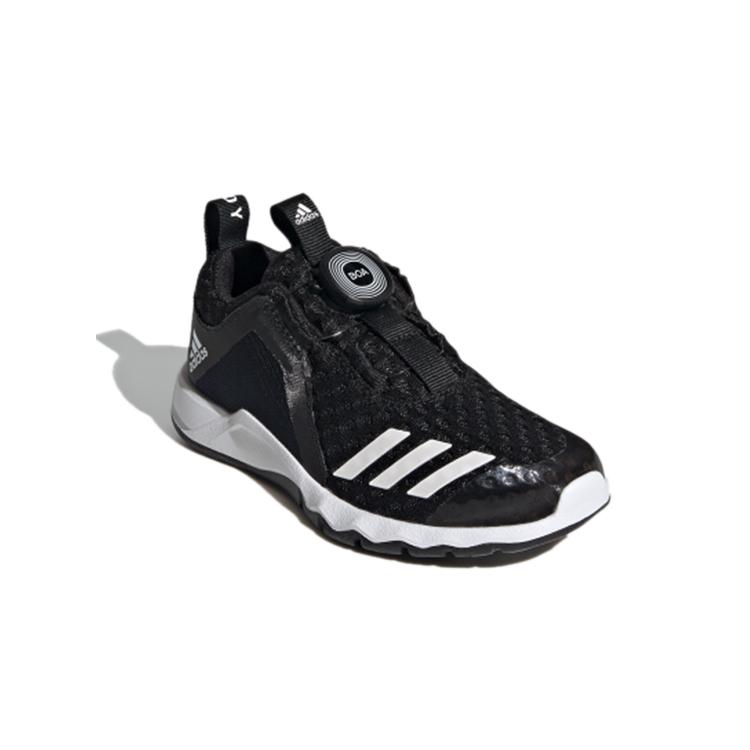 Adidas Rapidafle Boa Summer.Rdy Comfortable Breathable Low top Kids' Running Shoes Black Children Aged 3 7 Years Old FW6142