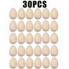 Realistic Wooden Easter Eggs DIY Graffiti Simulated Egg Handmade Holiday Decor Craft for Home Festival Design