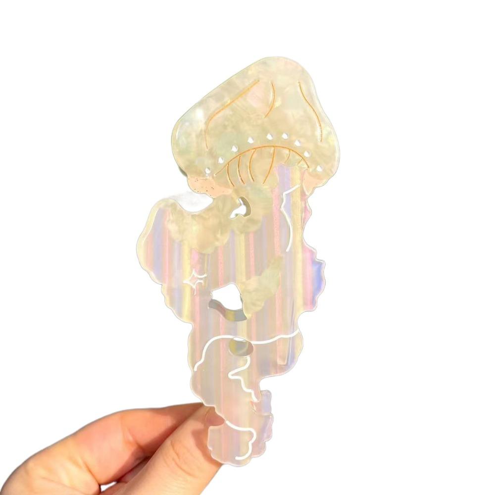 Acetic Acid Cartoon Animal Hair Clip Sweet Cute Shark Clip Fashion Jellyfish Hair Claw  Daily