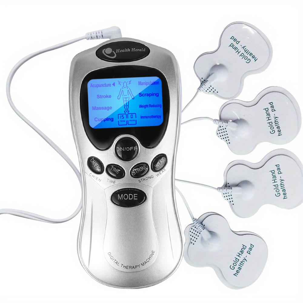 Digital EMS Therapy Machine Electric Muscle Stimulator Pain Relief Full Body Pulse Massager Tens Massage Device Physiotherapy Microcurrent Health Care
