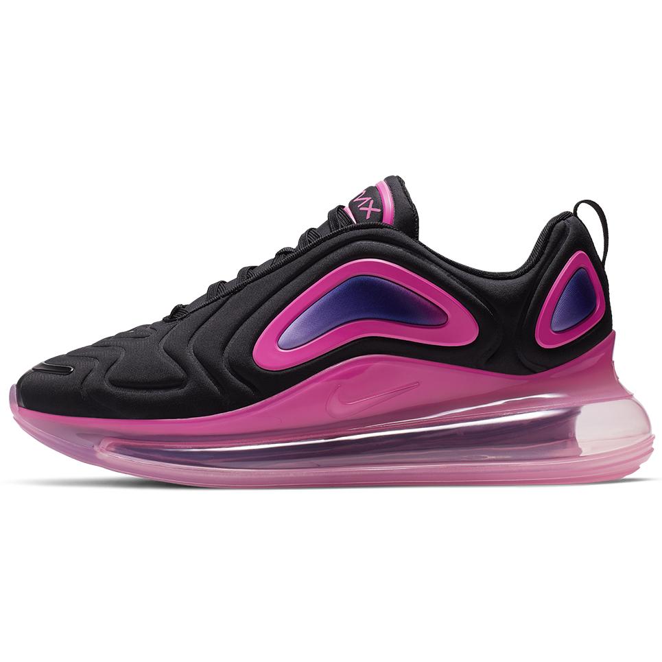 Nike Air Max 720 'Black Pink Blast' (Unisex) Black / Pink Blast-Regency Purple-Black Casual Shoes AO2924 005