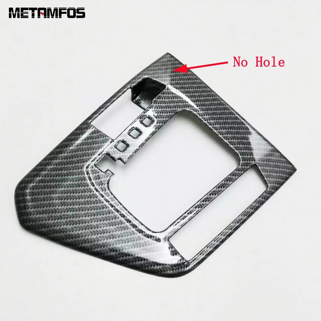 For Volkswagen VW Tiguan 2017-   Carbon Fiber Center Console Gear Shift Box Panel Cover Trim Interior Accessories