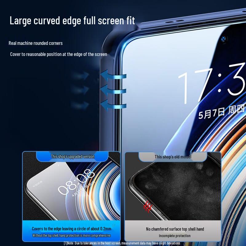 KOOLIFE Tempered Glass Screen & Lens Protectors for Redmi Phones