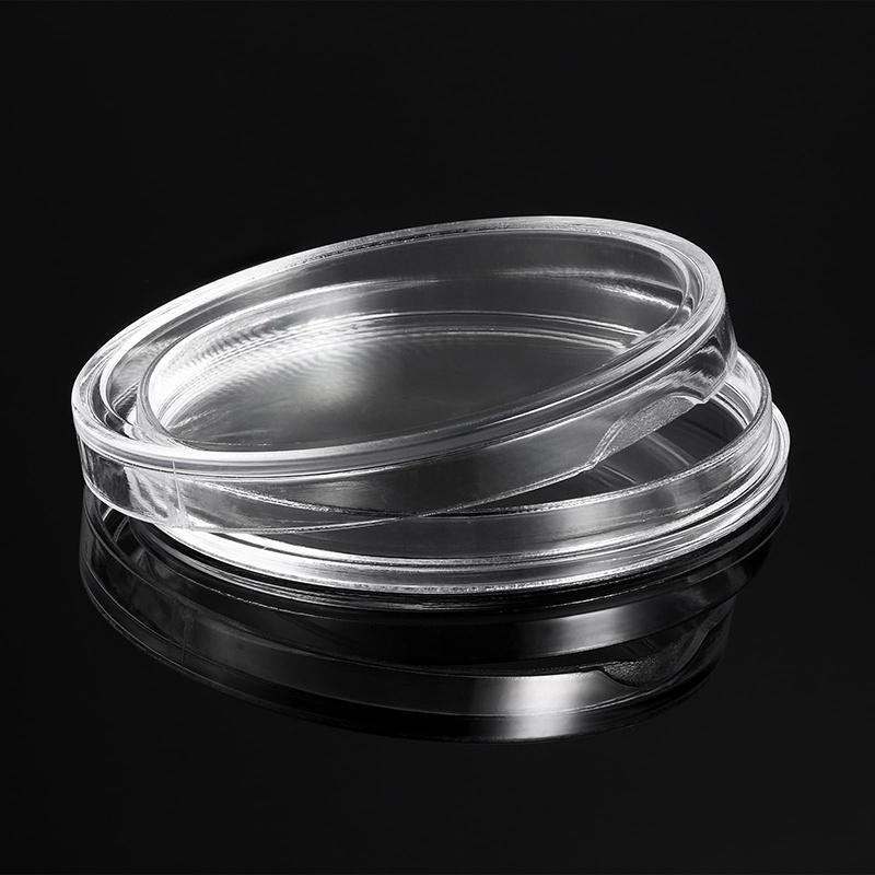 100PCS Clear Coin Holder Capsule Case with Protector Gasket Plastic Storage Box for Collectable Coins Medal Collection Supplies