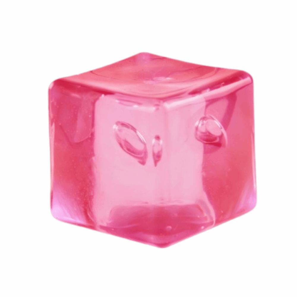 Clear Cube Squeeze Ball Soft Slow Rebound Toy Anti-Anxiety Sensory Cube Office Break